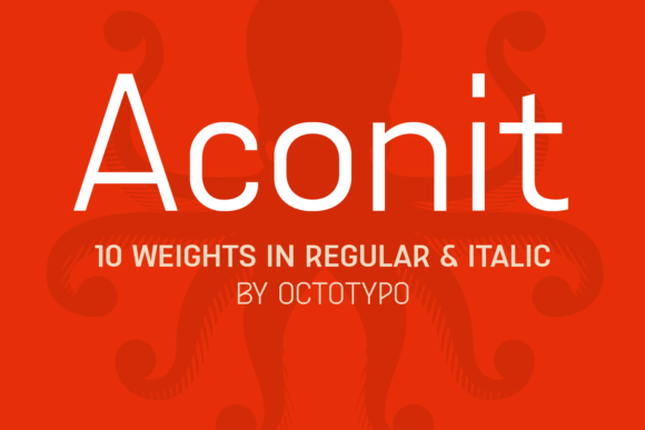 Aconit: A Display Sans Serif Font With Soul