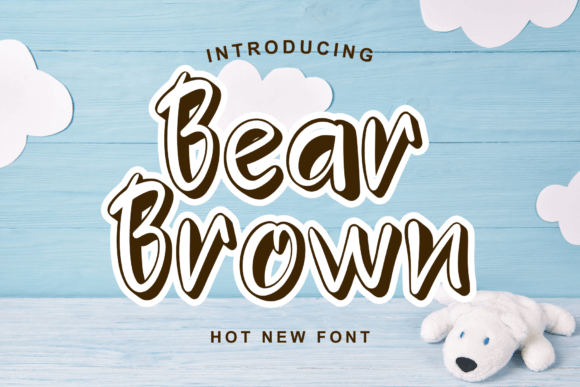 Bear Brown: The Funky Display Font for Modern Web Design