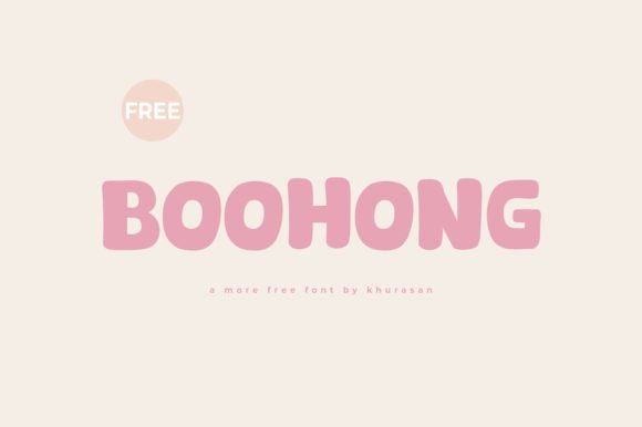 Boohong Typeface Brings Handmade Labels to Life