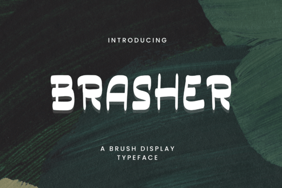 Brasher: A Brush Typeface That Brings Handmade Products to Life