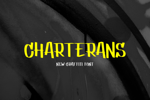 Charterans Font: Bold Graffiti Typography for Digital Brands
