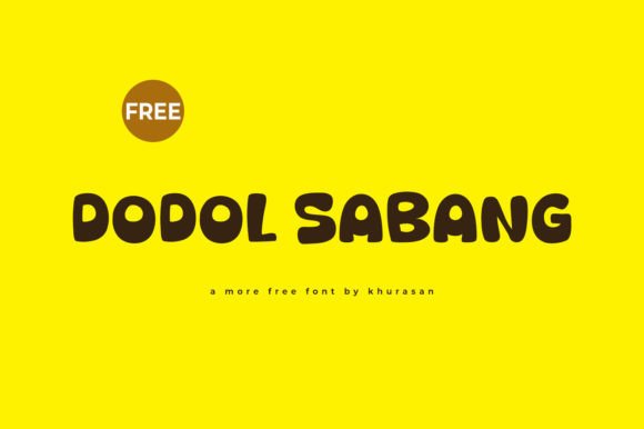 Dodol Sabang: A Cute Display Font for Handmade & Creative Products