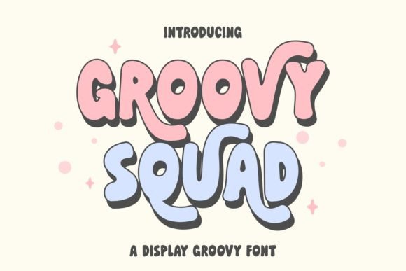 Groovy Squad: A Playful Retro Display Font for Makers