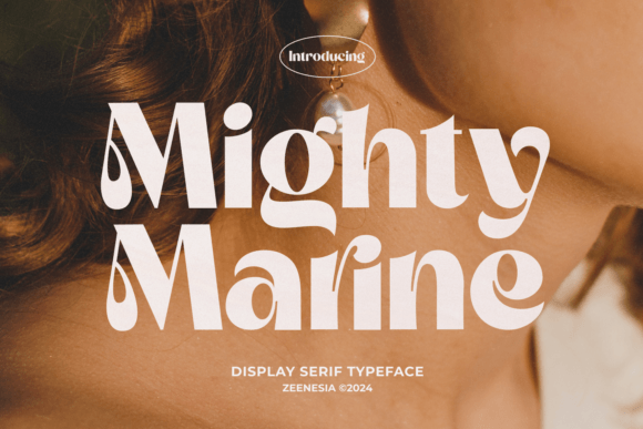 Mighty Marine: A Vintage Serif Typeface That Commands Attention