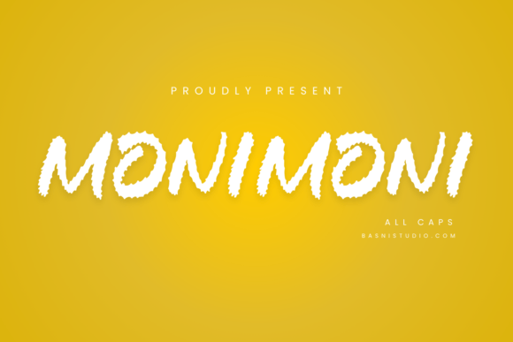 Monimoni: A Bold Display Font for Standout Branding