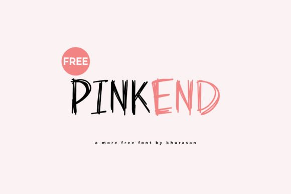 Pinkend: A Quirky Brush Font for Bold Identities