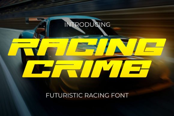 Racing Crime: A Display Font for Speed-Driven Branding