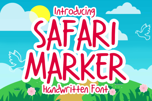 Safari Marker: A Playful Font for Web Creators