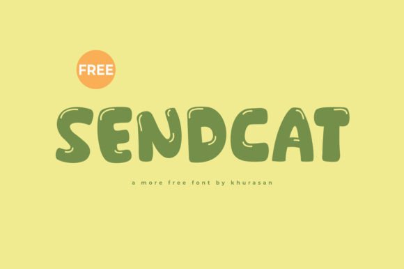 Sendcat: A Modern Display Font for Bold Marketing Visuals