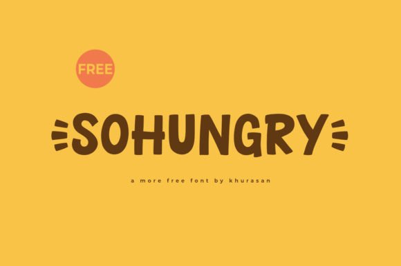 Sohungry: A Fancy Display Font That Makes Handmade Goods Shine