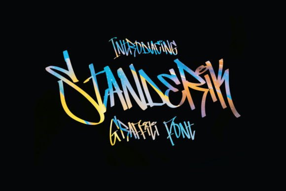 Standerik: A Bold Graffiti Display Font for Web Design