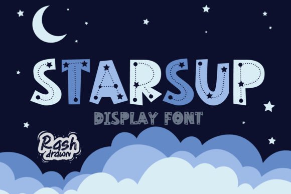 Starsup, a Joyful Display Font That Helps Small Brands Look Their Best