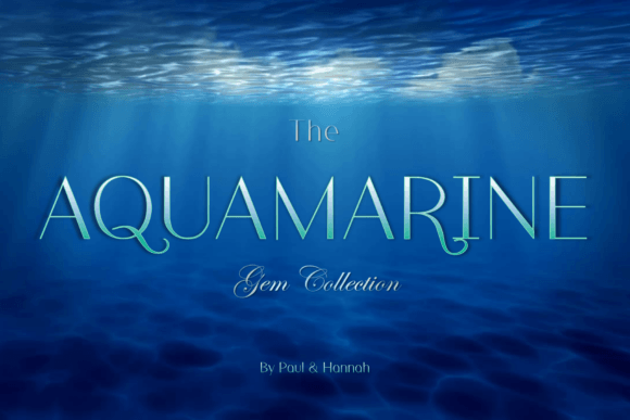 The Aquamarine Typeface for Digital Calm & Clarity