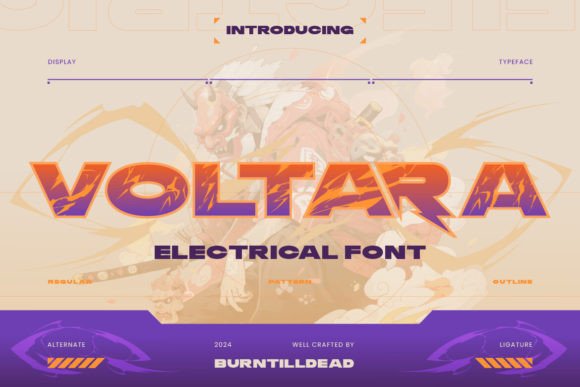 Voltara Font: Electrified Type for Campaign Designers