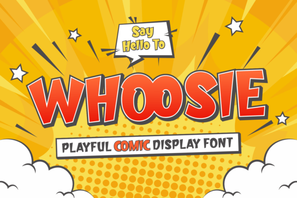 Whoosie Typeface Brings Comic Energy to Your Branding