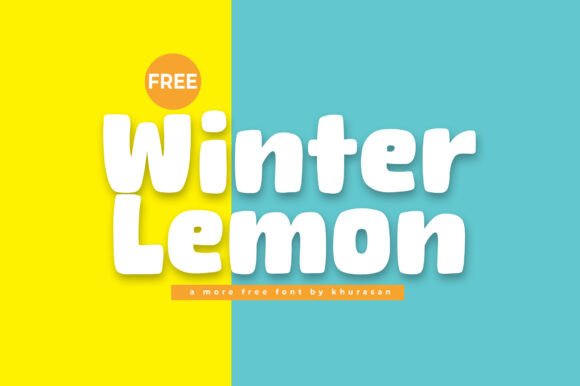 Winter Lemon: A Sweet Display Font for Makers
